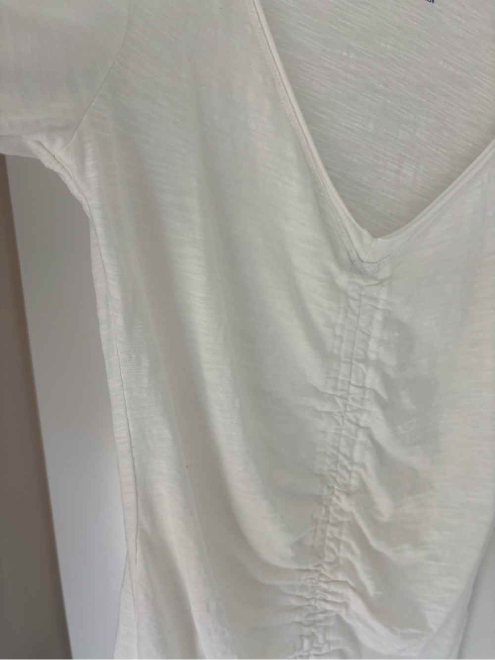 Anthropologie Pilcro Long-Sleeve Cinched V-Neck Top medium - Picture 6 of 7